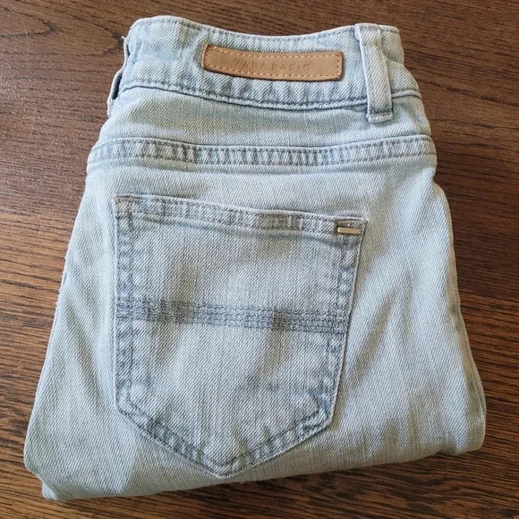 Zara Basic Skinny Leg Light Wash Jeans Size Women's 6 - Picture 11 of 12